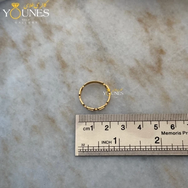 انگشتر هرمس زنجیری طلا